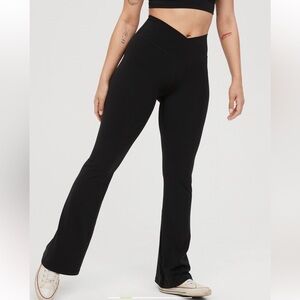 OFFLINE By Aerie Real Me High Waisted Crossover Flare Legging